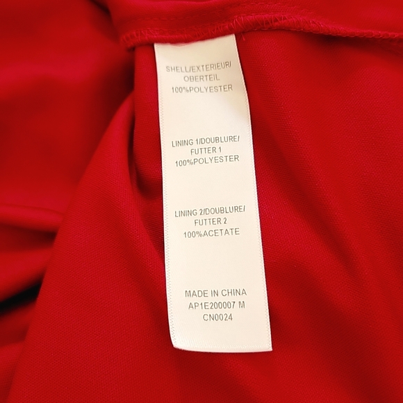 Adrianna Papell Red Stapless Dress - Picture 4 of 8